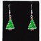Christmas Tree Silver Earrings product 1